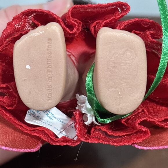 precious moments Strawberry Fairy Brunette Troll Doll Made In Philippines - Picture 8 of 11